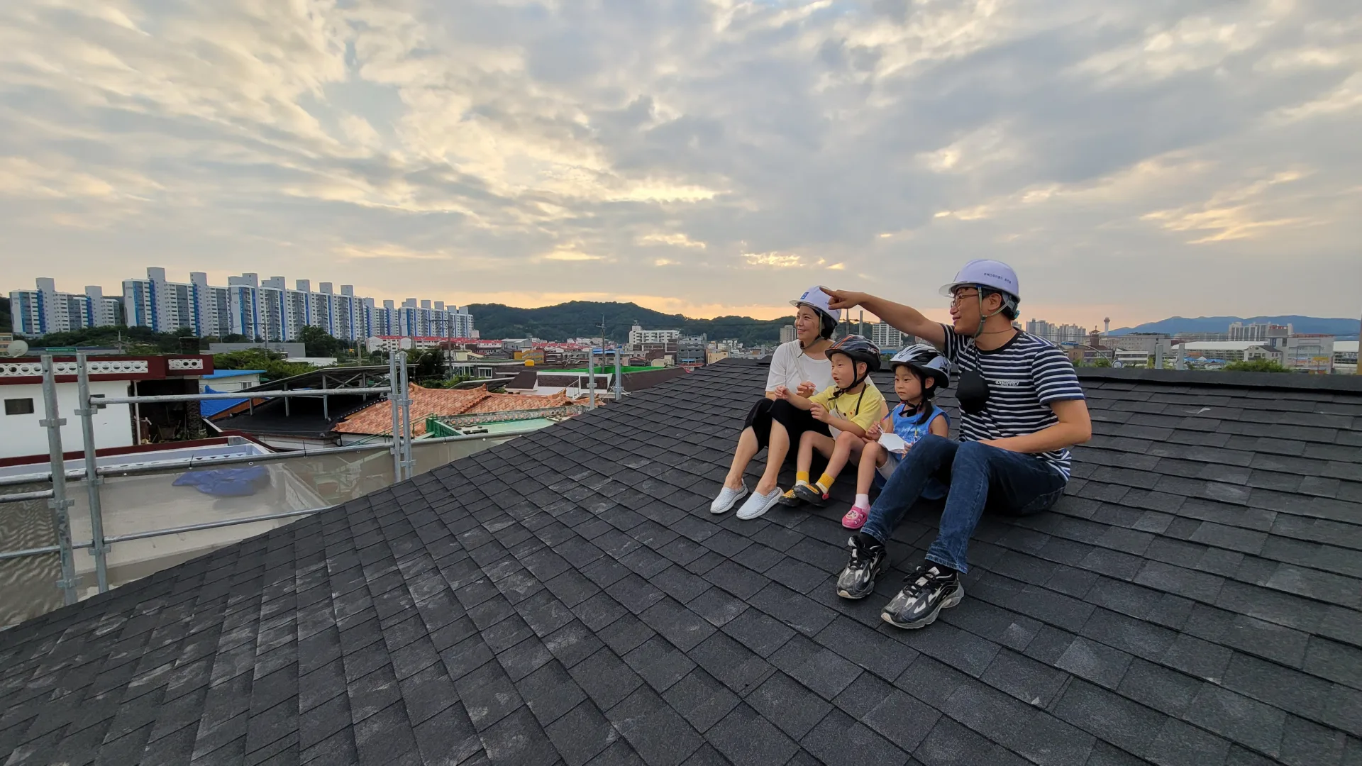 평생 한번 있을 기회 지붕샷